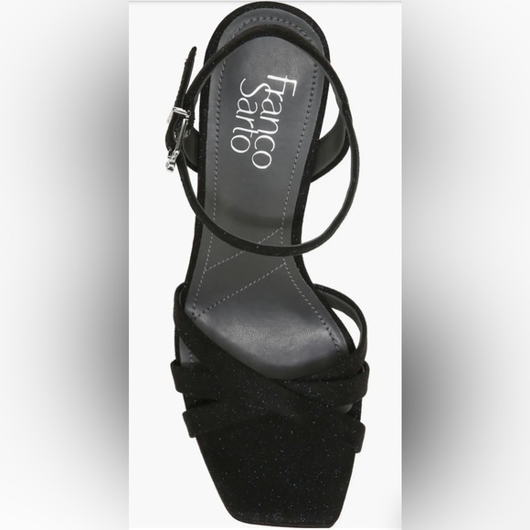 Franco Sarto Damalis Platform Sandal - Black Galaxy - size 10 - Picture 3 of 16
